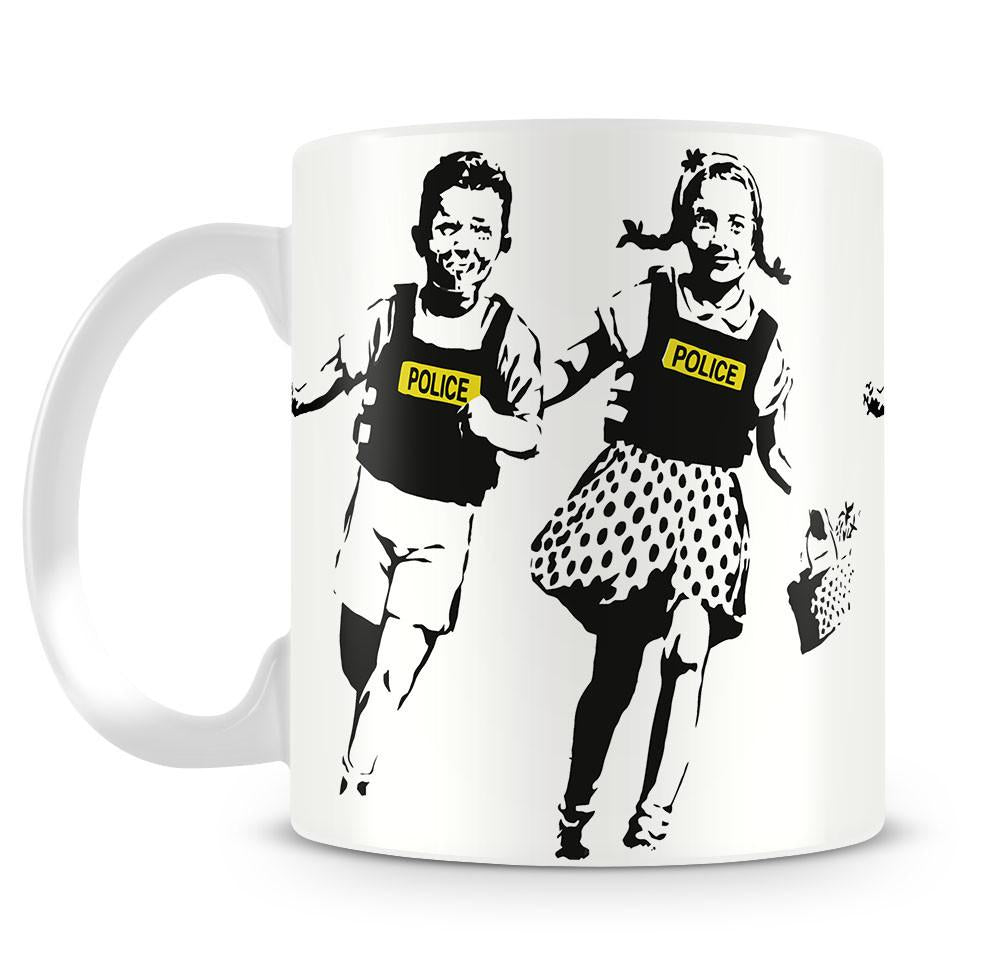 Banksy Police Kids Mug - Canvas Art Rocks