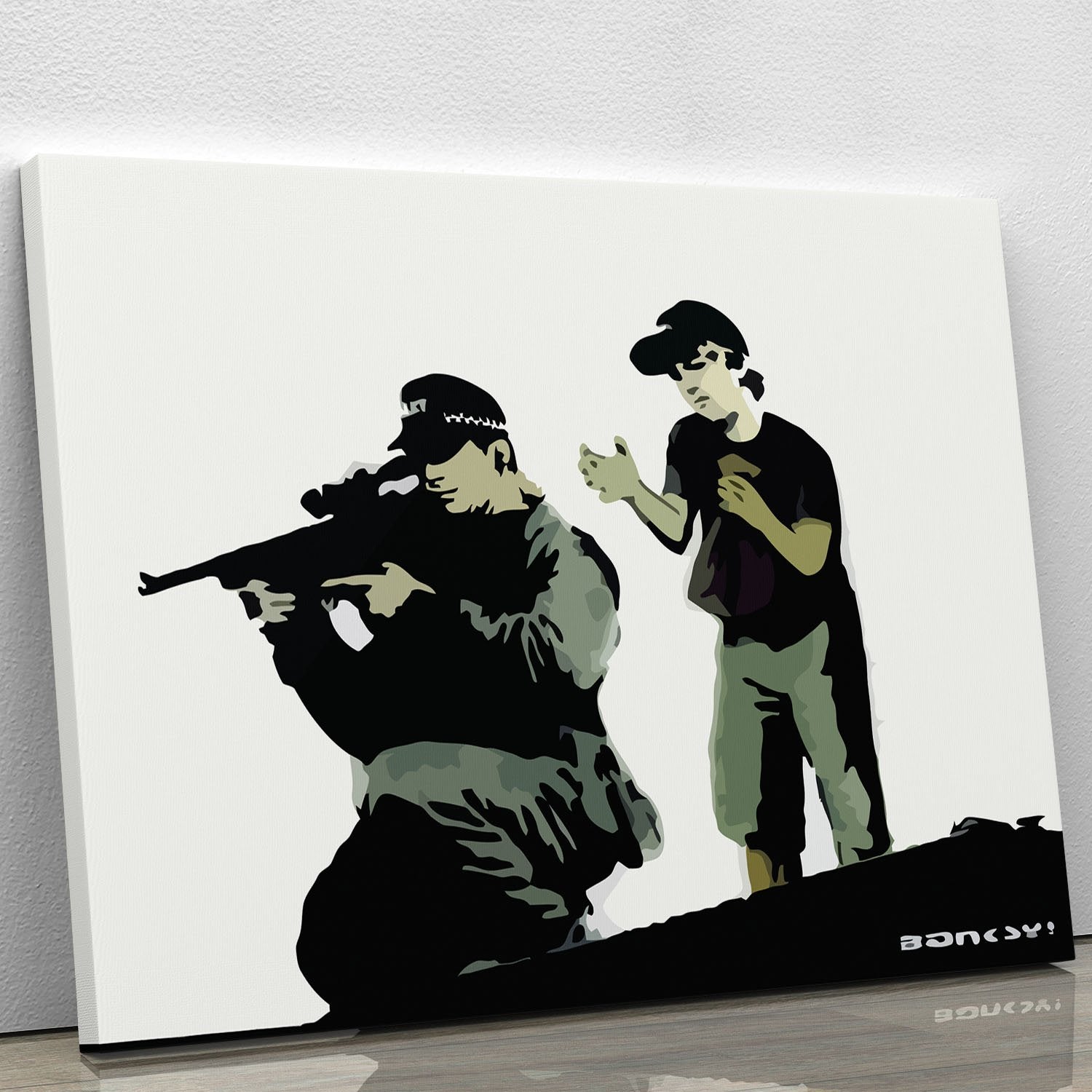 Banksy Police Sniper Canvas Print or Poster
