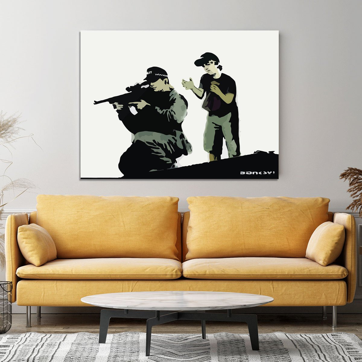 Banksy Police Sniper Canvas Print or Poster