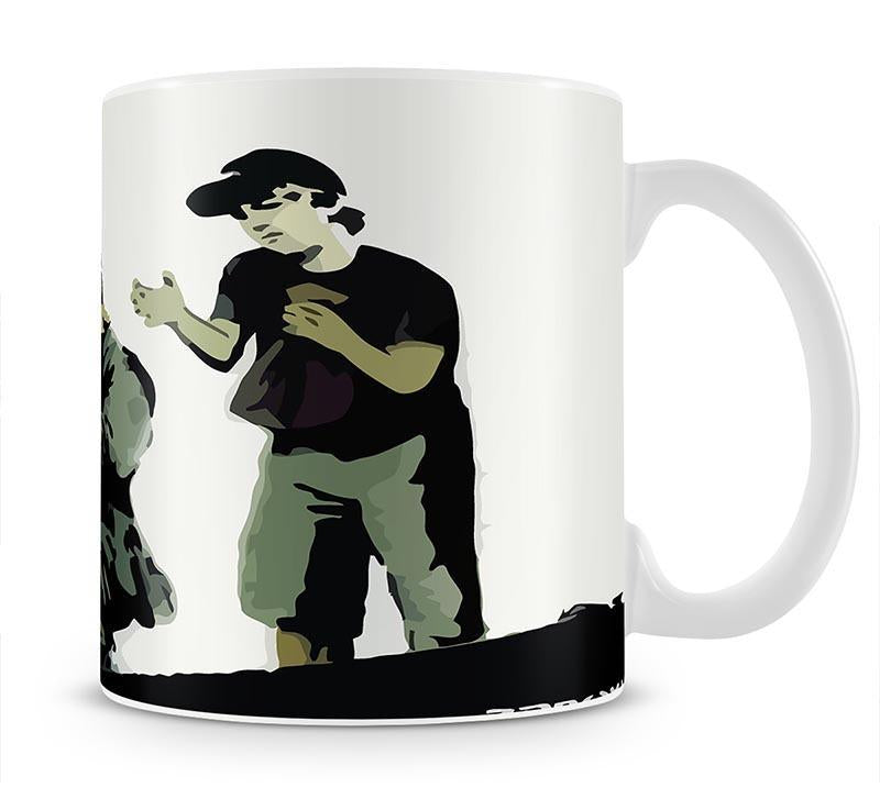 Banksy Police Sniper Mug - Canvas Art Rocks - 4