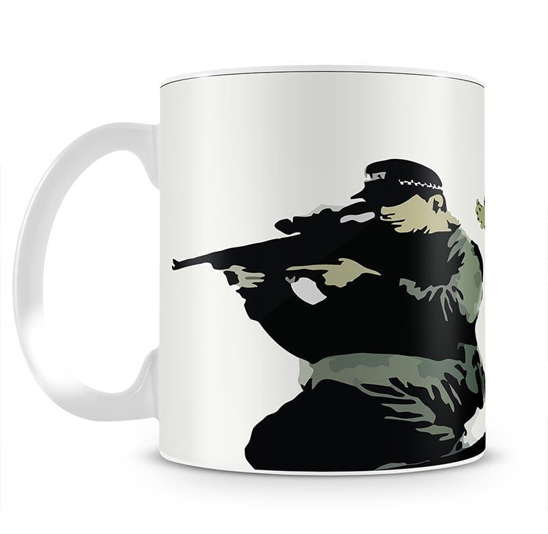 Banksy Police Sniper Mug - Canvas Art Rocks - 4