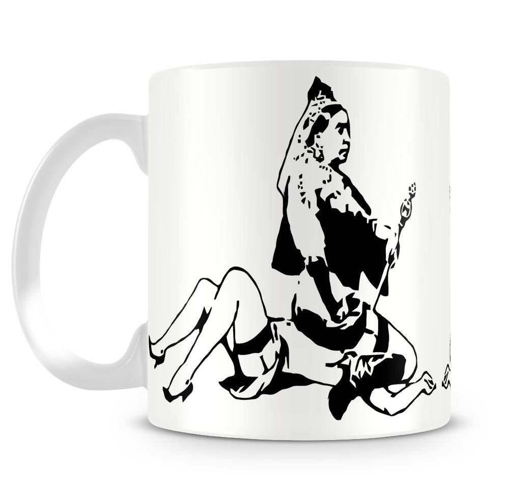 Banksy Queen Victoria Mug - Canvas Art Rocks