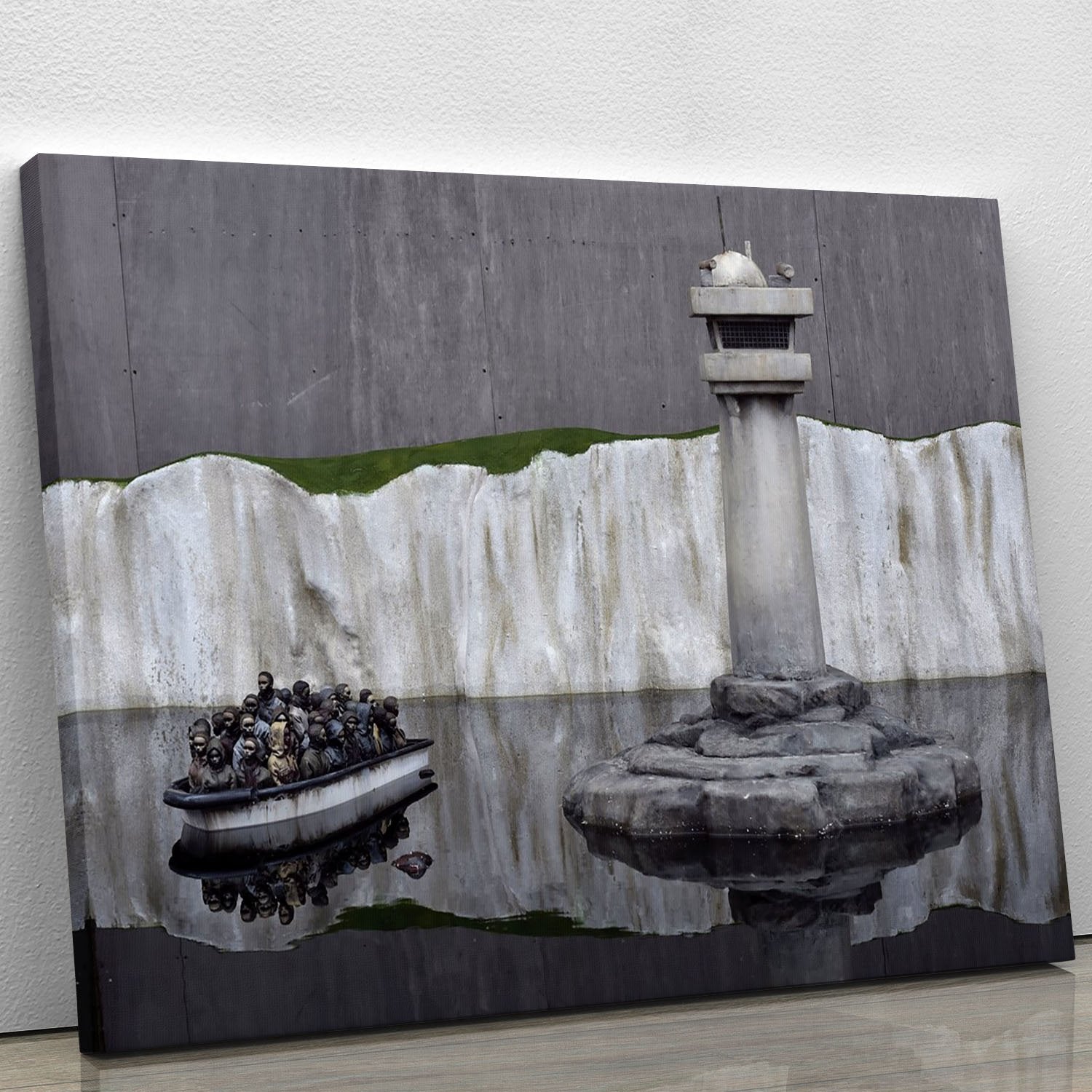 Banksy Refugee Canvas Print or Poster