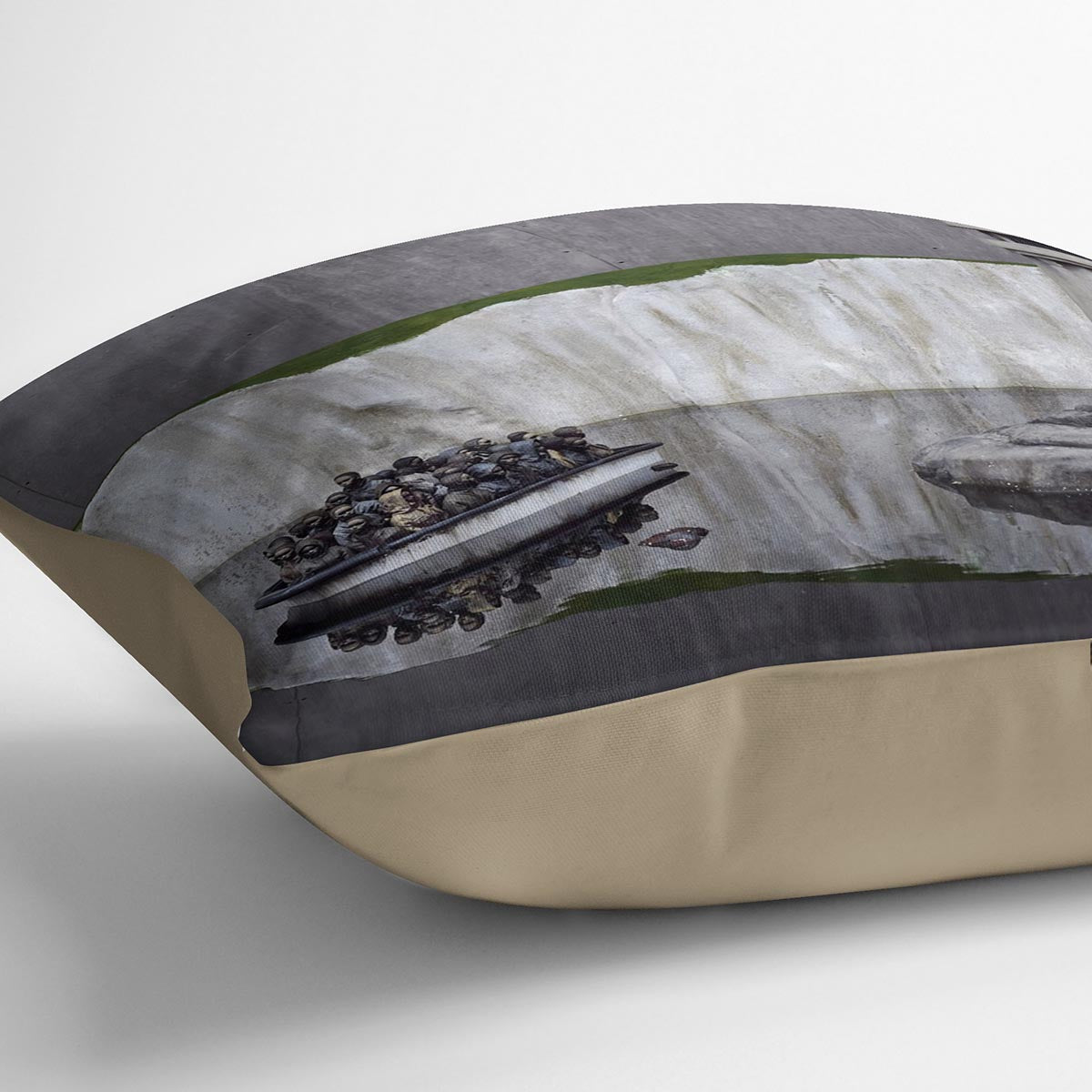 Banksy Refugee Cushion