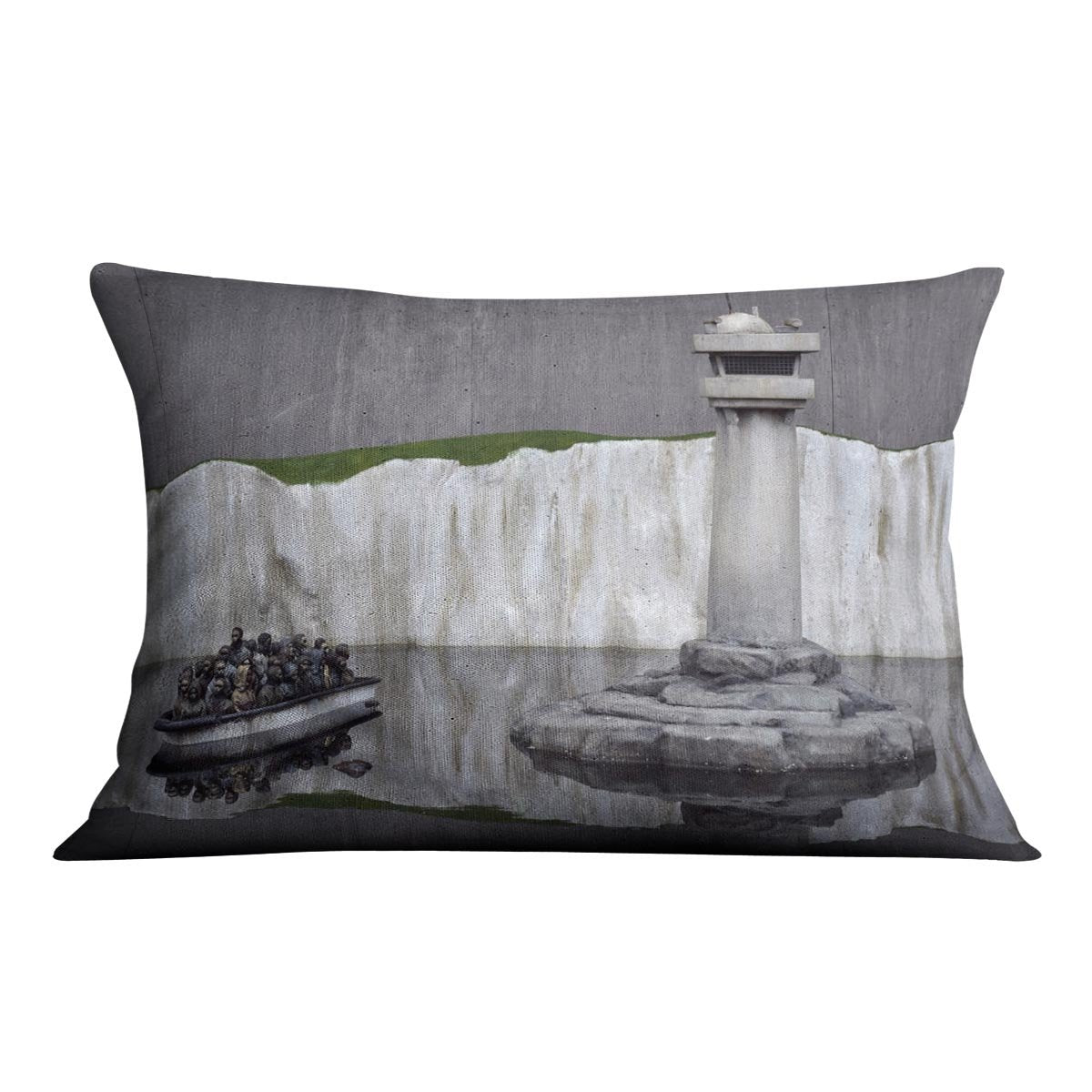 Banksy Refugee Cushion