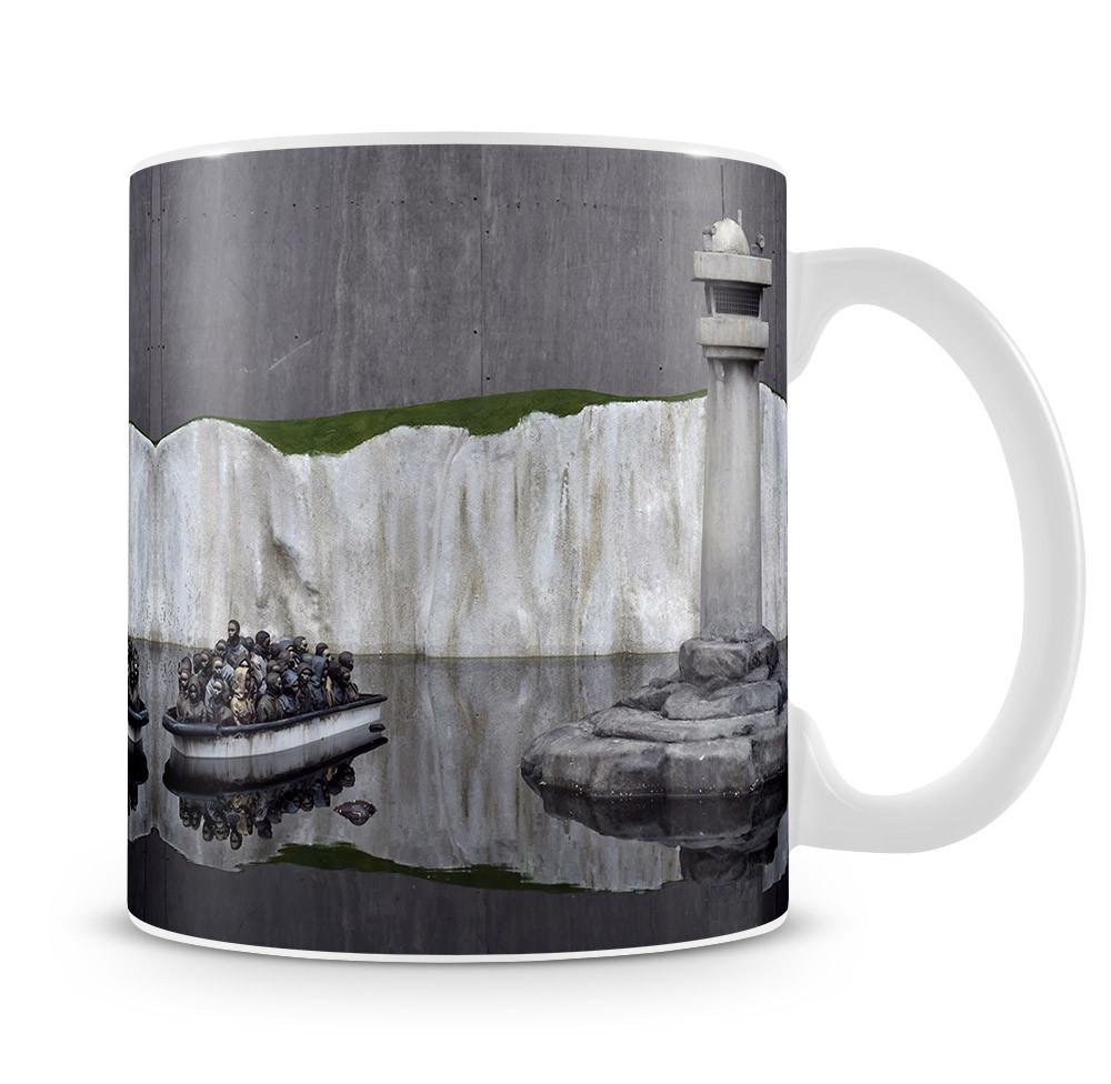 Banksy Refugee Mug - Canvas Art Rocks