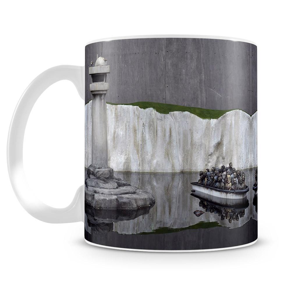 Banksy Refugee Mug - Canvas Art Rocks