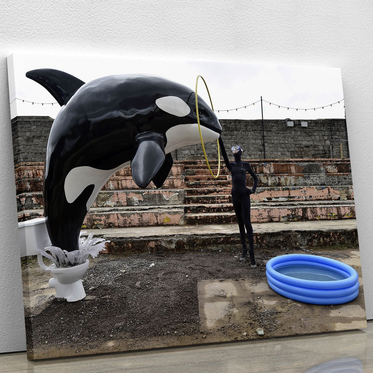 Banksy Seaworld Canvas Print or Poster
