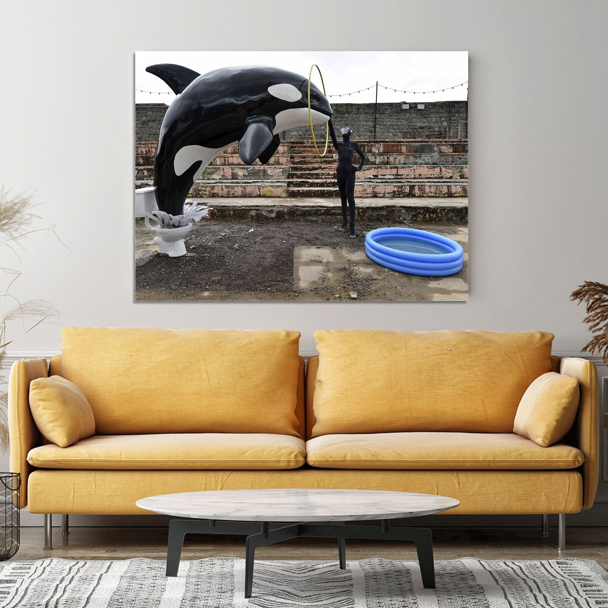 Banksy Seaworld Canvas Print or Poster