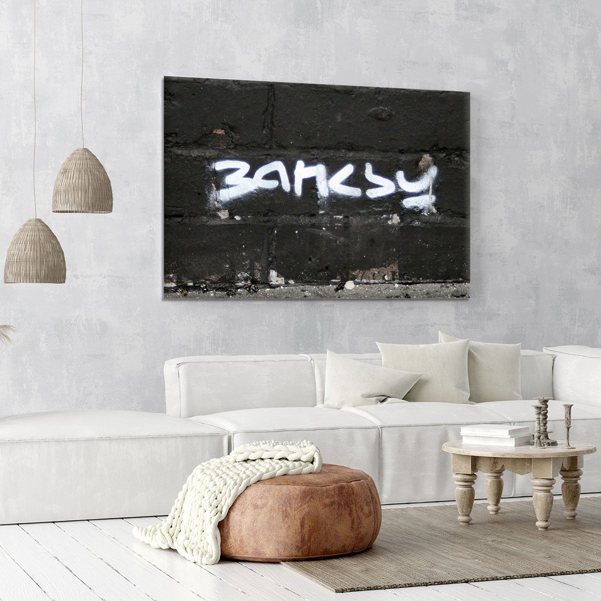 Banksy Signature Tag Canvas Print or Poster