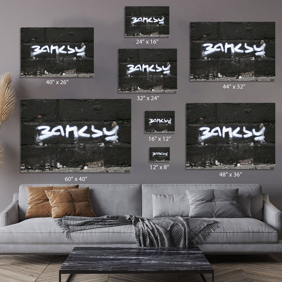 Banksy Signature Tag Canvas Print or Poster