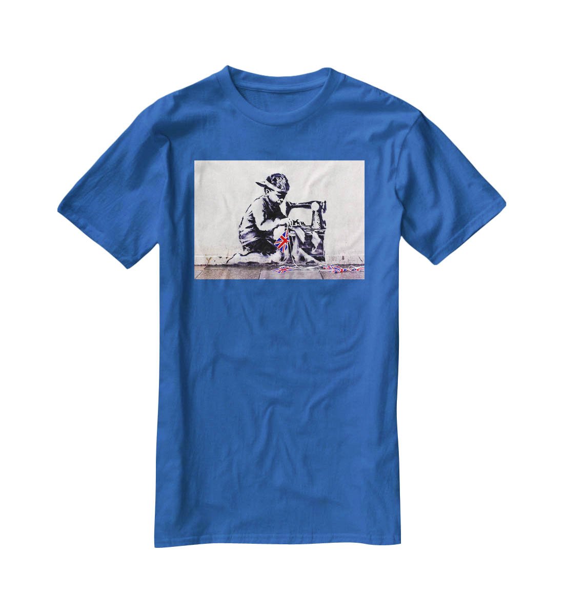 Banksy Slave Labour T-Shirt - Canvas Art Rocks - 2