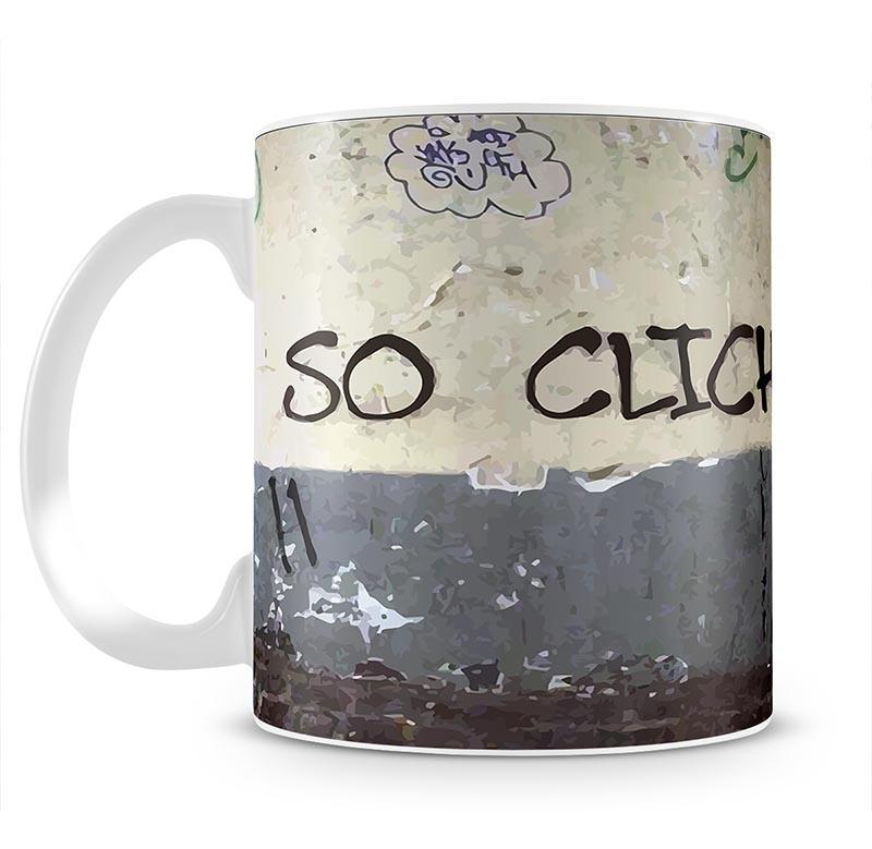 Banksy So Cliche Mug - Canvas Art Rocks - 2