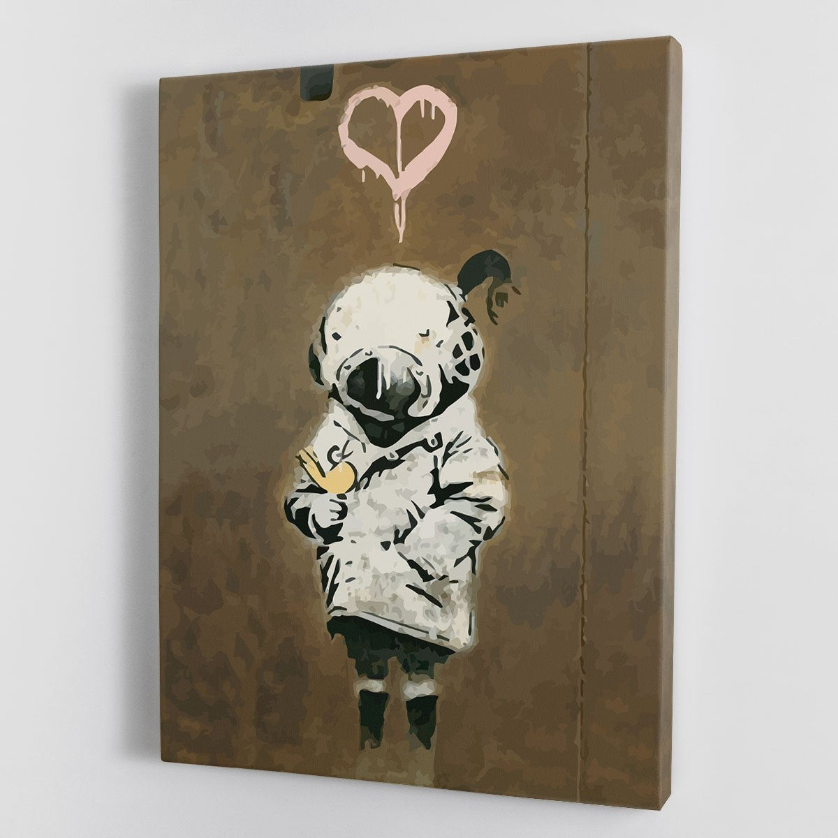 Banksy Space Girl And Bird Canvas Print or Poster