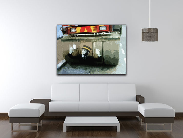 Banksy Steamroller Traffic Warden London Canvas Print or Poster - Canvas Art Rocks - 4