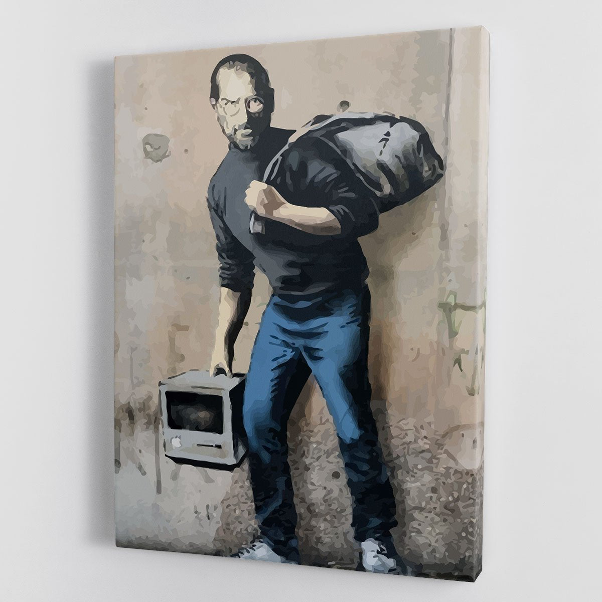 Banksy Steve Jobs Canvas Print or Poster