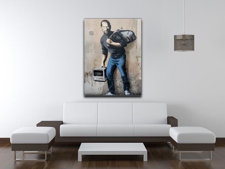 Banksy Steve Jobs Canvas Print or Poster - Canvas Art Rocks - 4
