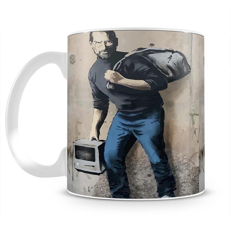 Banksy Steve Jobs Mug - Canvas Art Rocks - 4