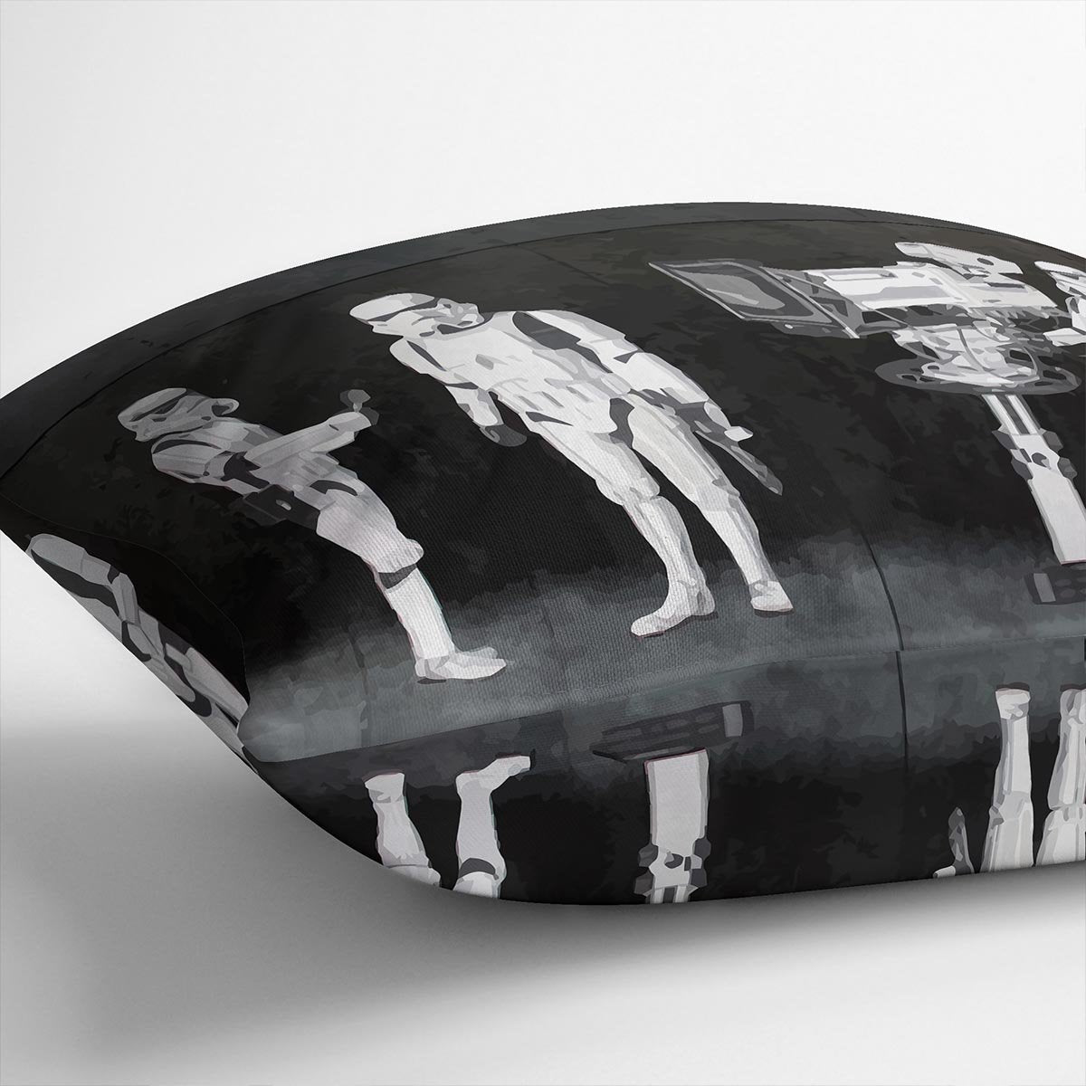 Banksy Stormtroopers Filming Oscars Cushion
