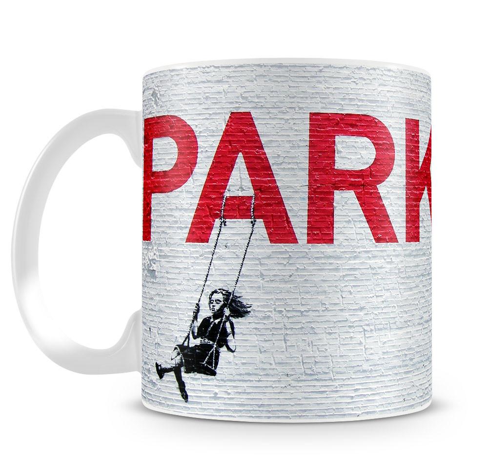 Banksy Swing Girl Mug - Canvas Art Rocks