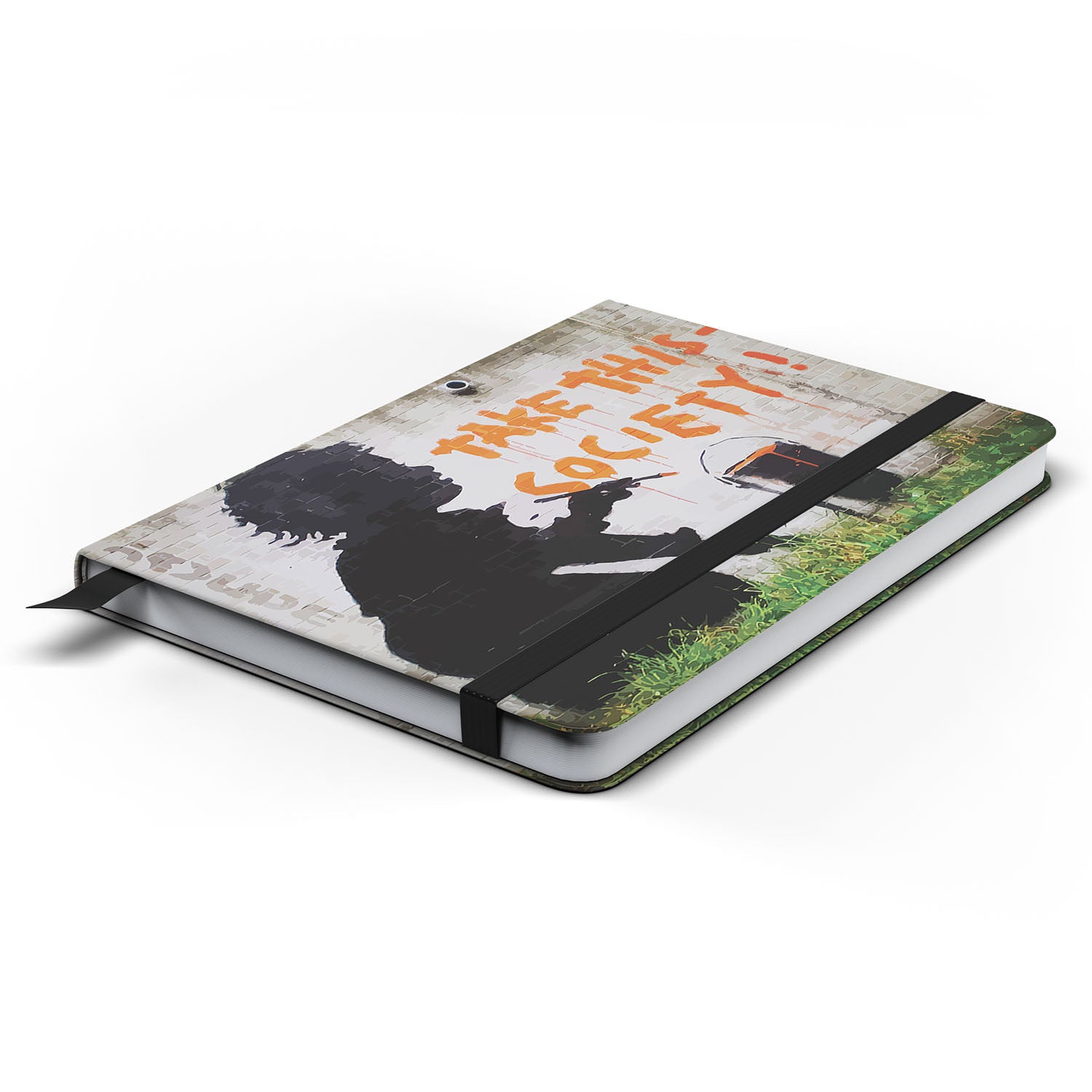 Banksy Take This Society 4 Split Panel Canvas - Canvas Art Rocks - 2
