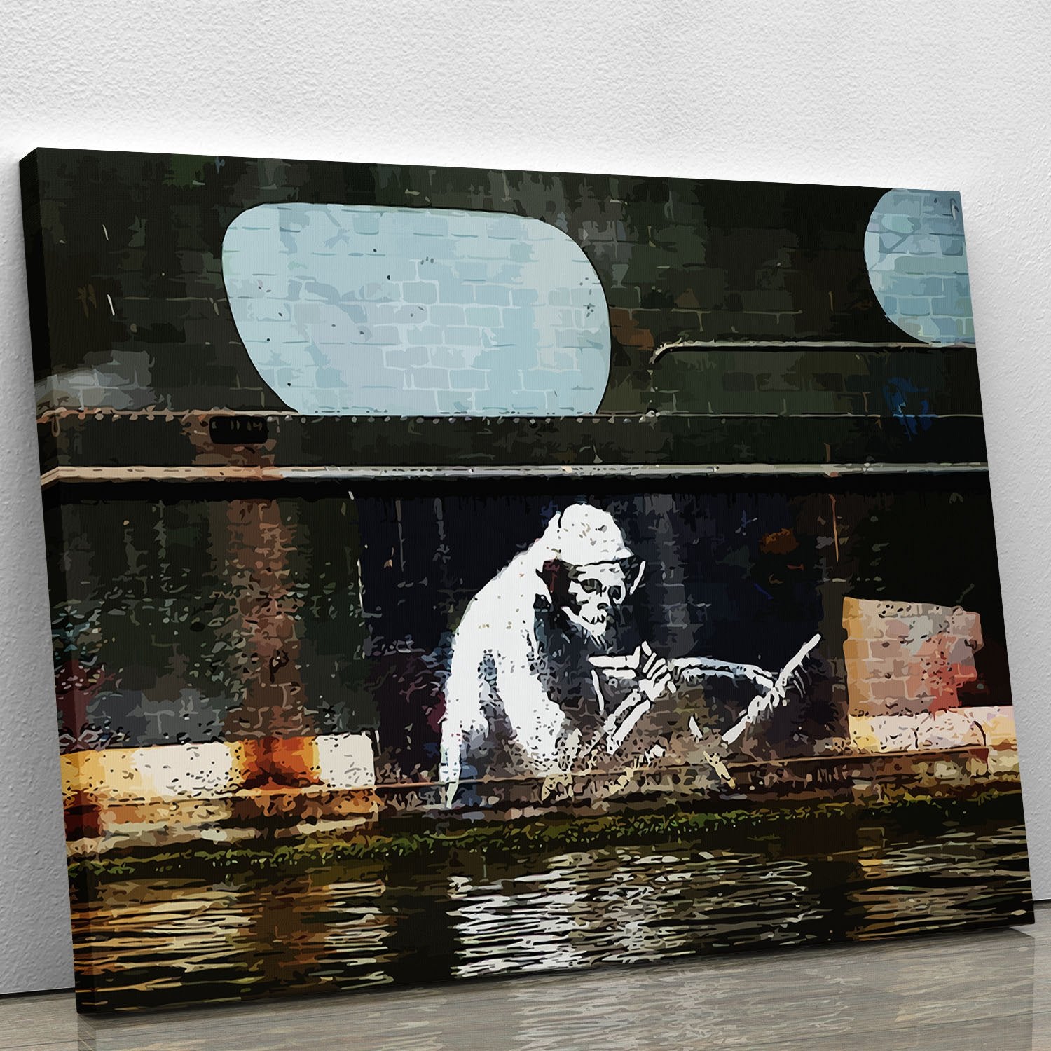 Banksy The Grim Reaper Bristol Canvas Print or Poster