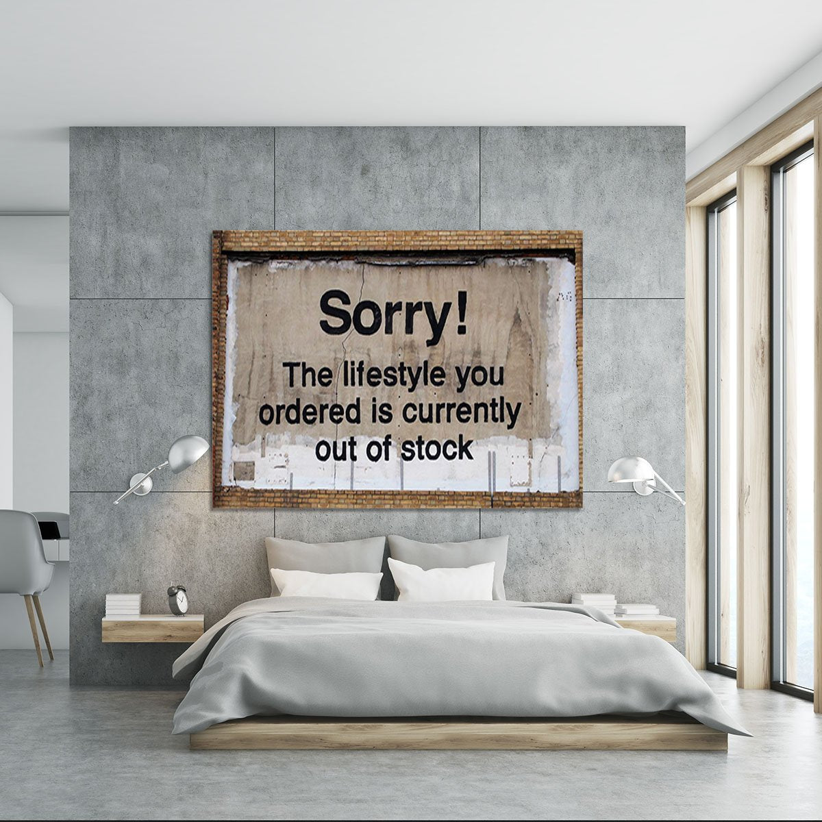 Banksy The Lifestyle You Ordered Canvas Print or Poster