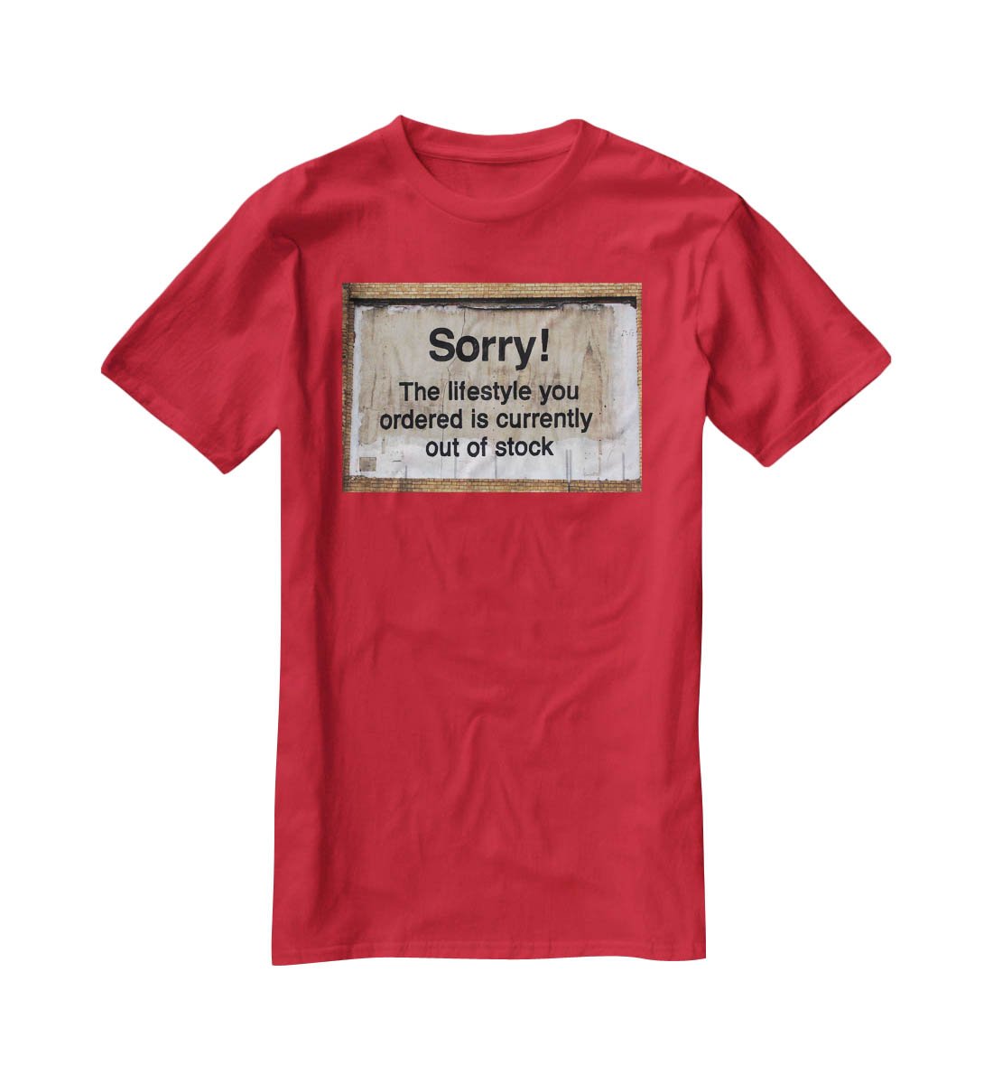 Banksy The Lifestyle You Ordered T-Shirt - Canvas Art Rocks - 4