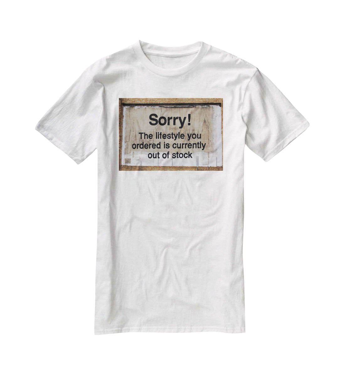 Banksy The Lifestyle You Ordered T-Shirt - Canvas Art Rocks - 5