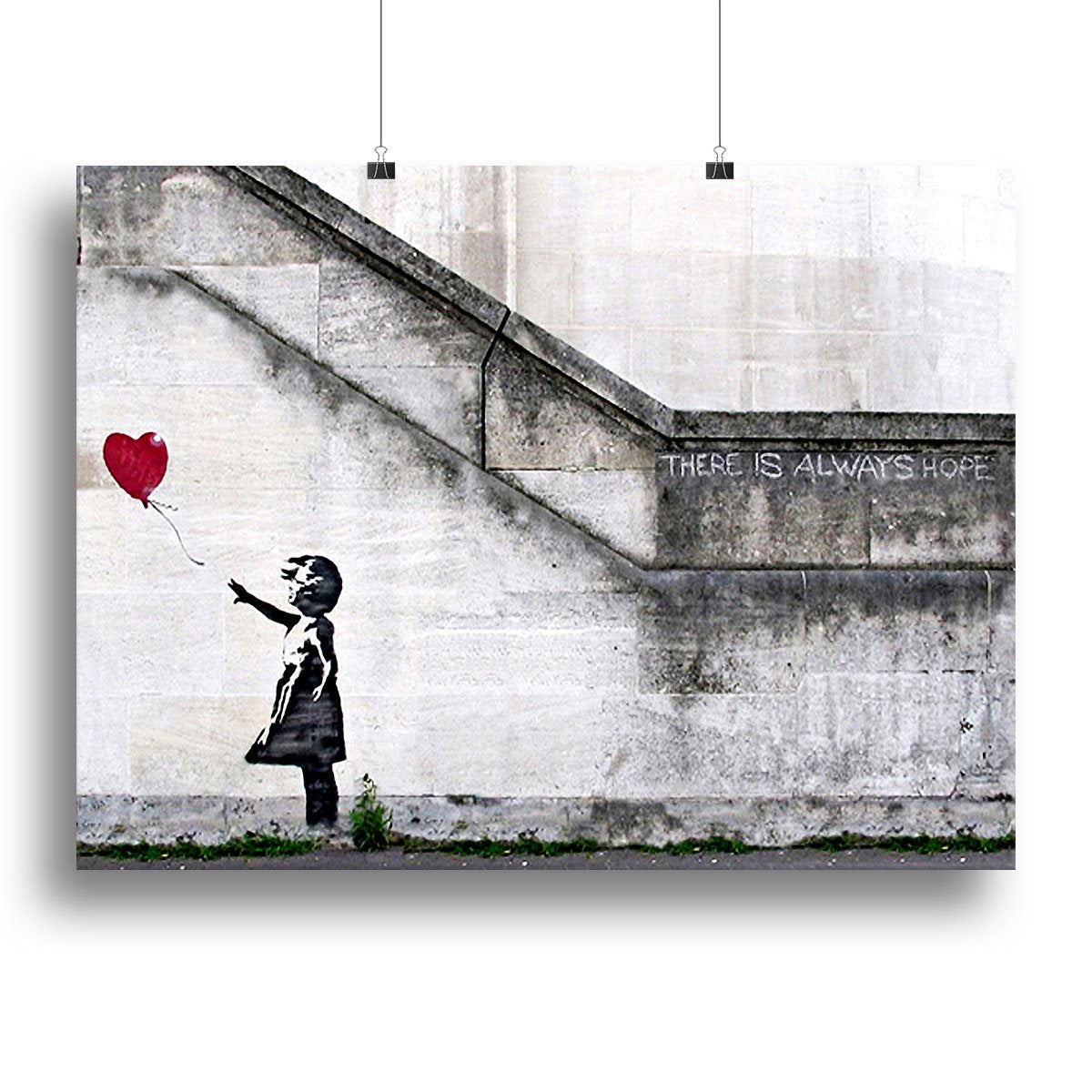 Banksy There is Always Hope Canvas Print or Poster