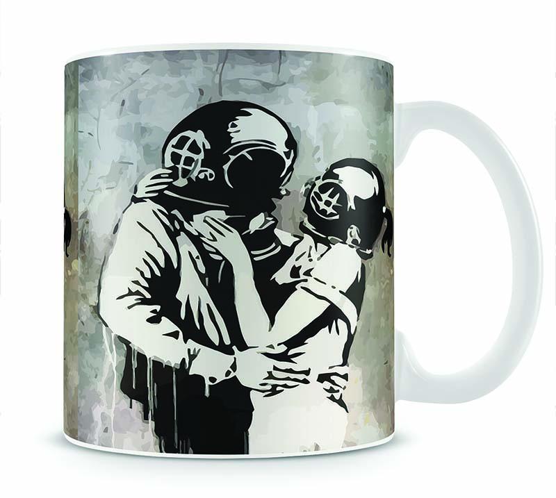 Banksy Think Tank Mug - Canvas Art Rocks - 1