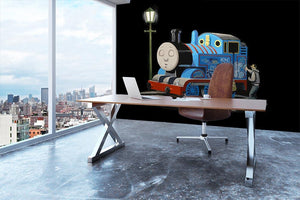 Banksy Thomas the Tank Engine Wall Mural Wallpaper - Canvas Art Rocks - 3