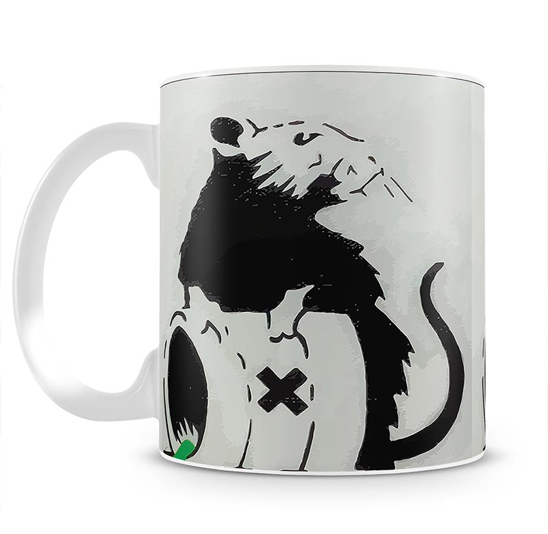 Banksy Toxic Rat Mug - Canvas Art Rocks - 1