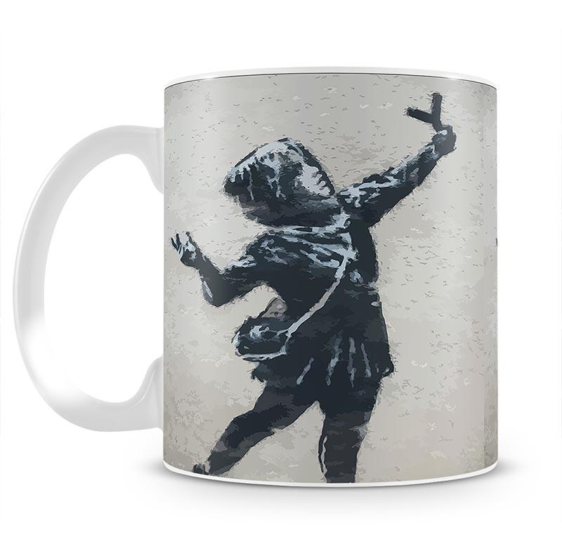 Banksy Valentines Day Marsh Lane Mug - Canvas Art Rocks - 1