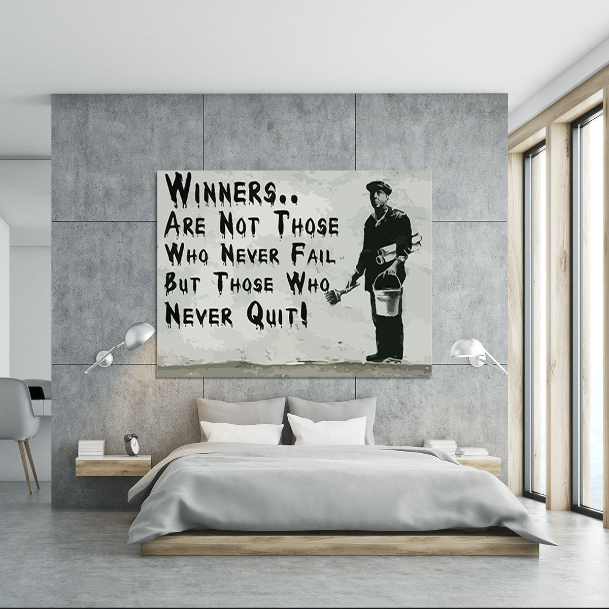 Banksy Winners Are Not Canvas Print or Poster