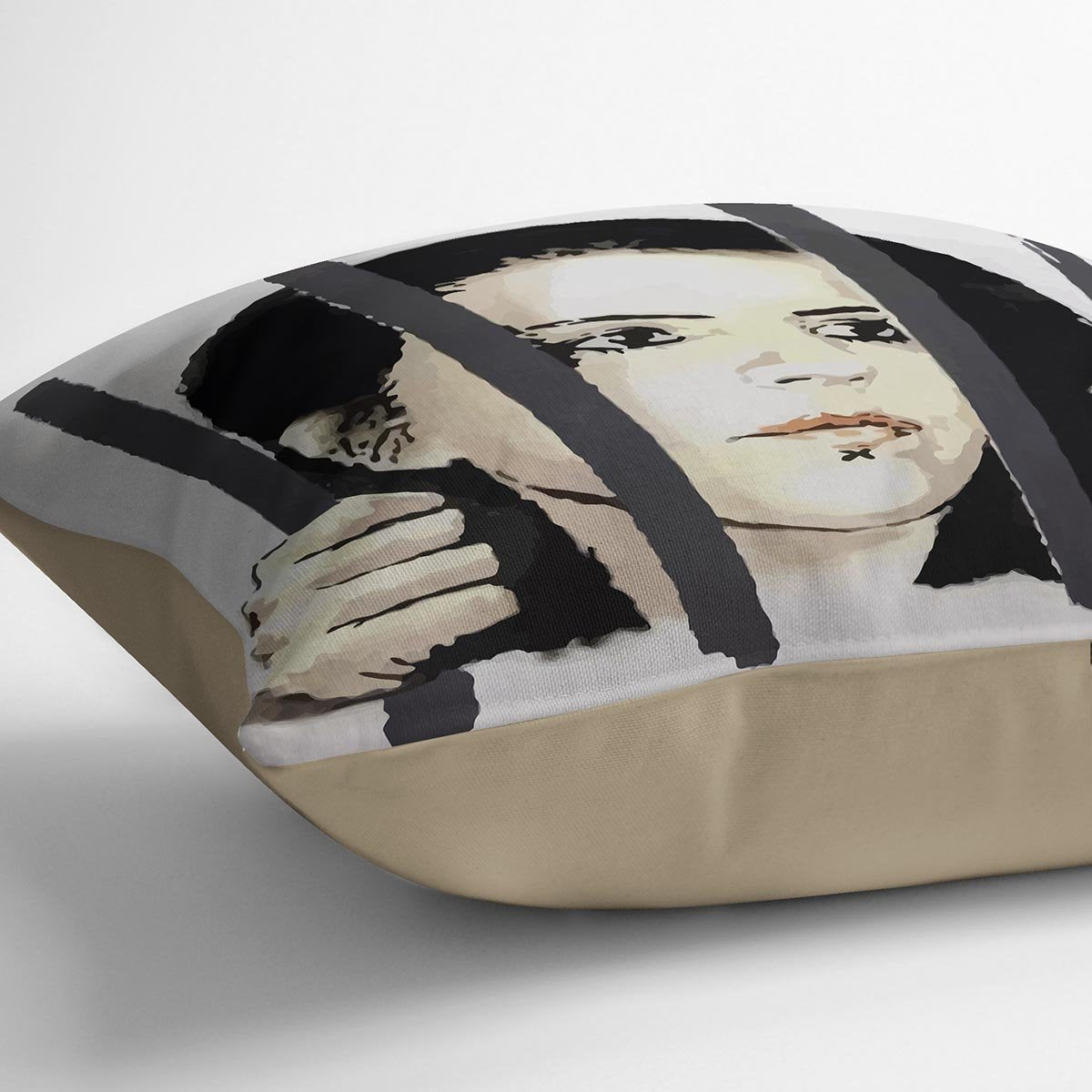 Banksy Zehra Dogan New York Cushion