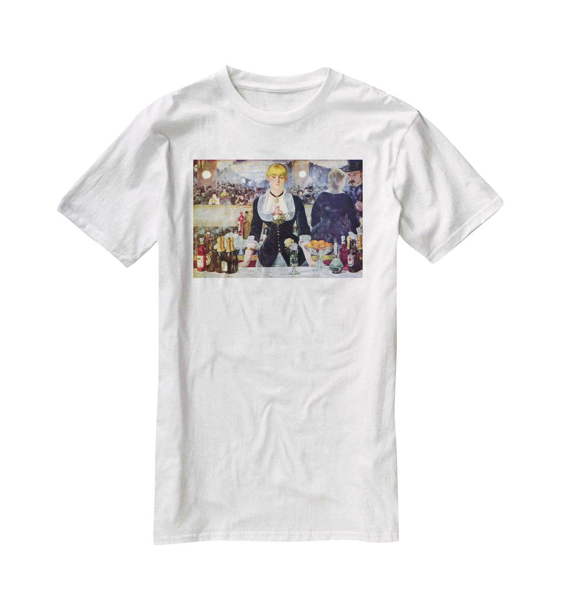Bar in the Folies-Bergere by Manet T-Shirt - Canvas Art Rocks - 5