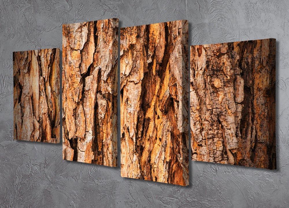 Bark texture 4 Split Panel Canvas - Canvas Art Rocks - 2