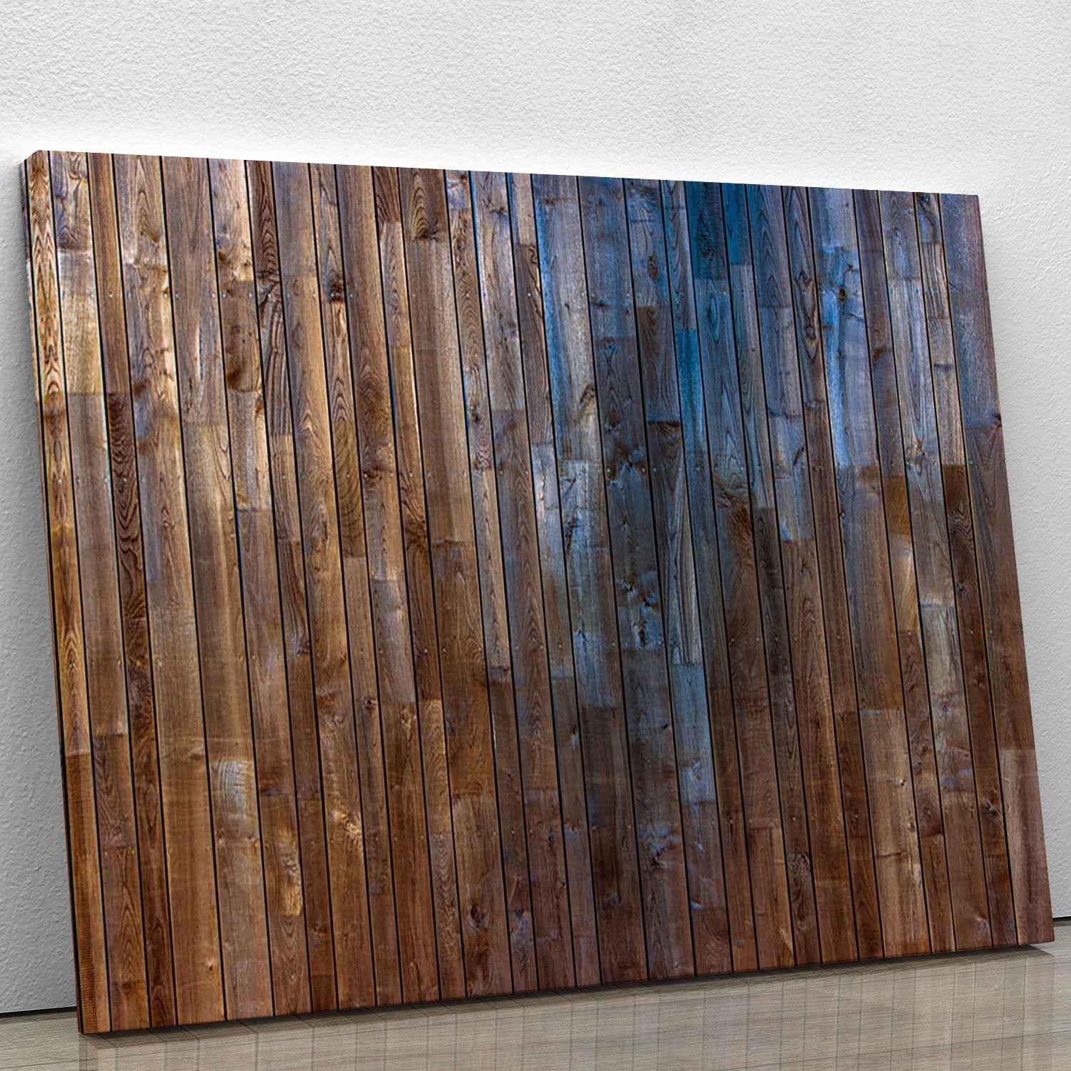 Barn Wood Wall Background Canvas Print or Poster