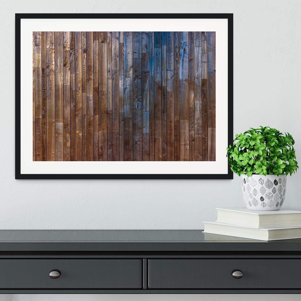 Barn Wood Wall Background Framed Print - Canvas Art Rocks - 1