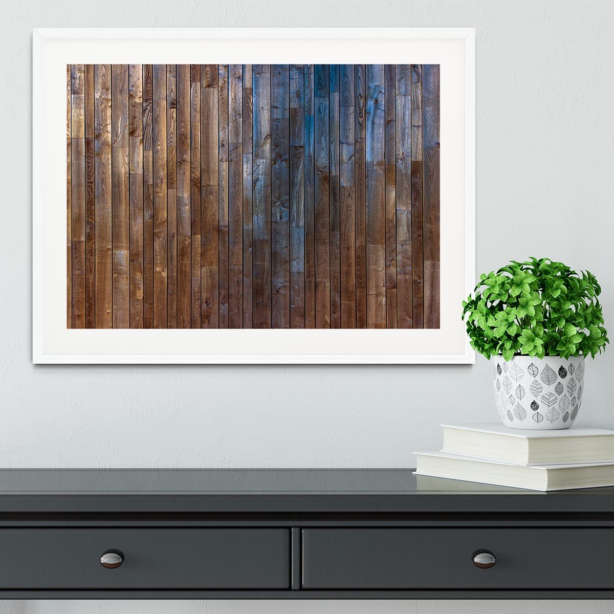 Barn Wood Wall Background Framed Print - Canvas Art Rocks - 5