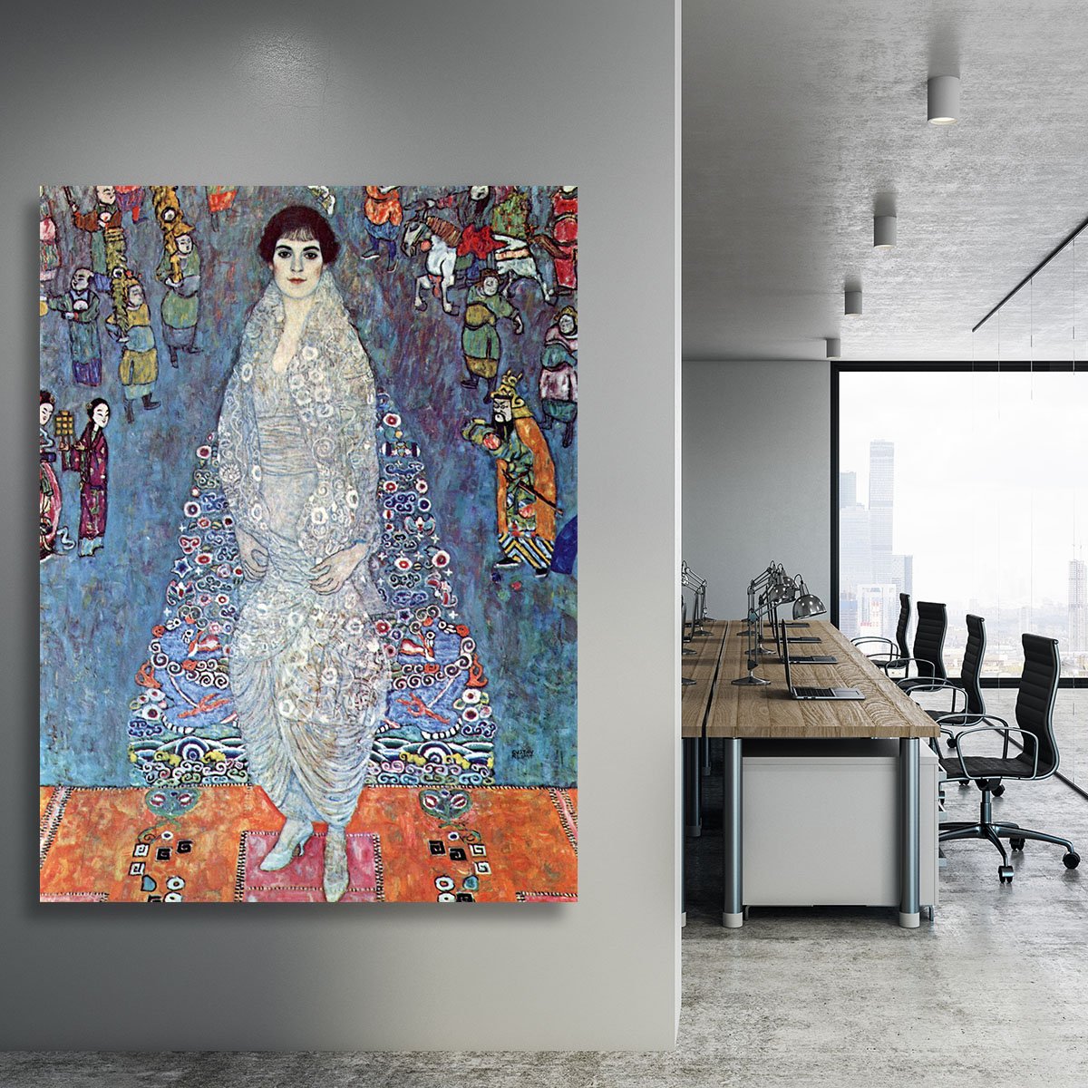 Baroness Elizabeth by Klimt Canvas Print or Poster