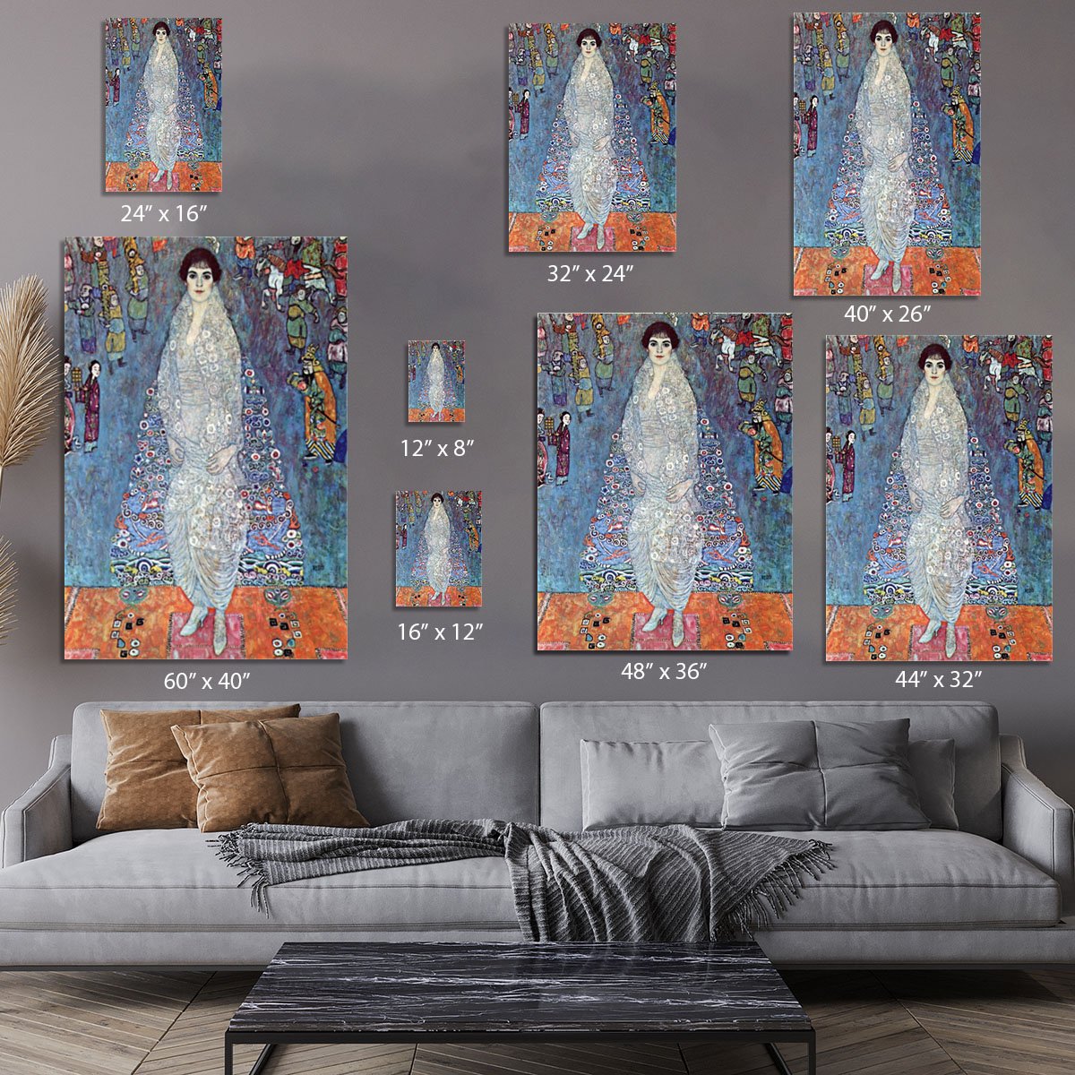 Baroness Elizabeth by Klimt Canvas Print or Poster