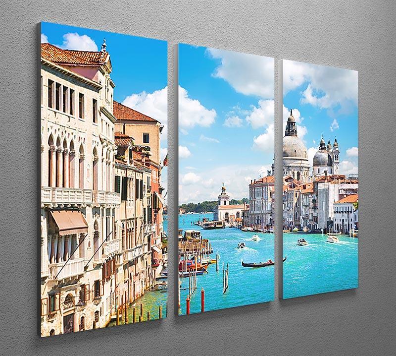 Basilica di Santa Maria della Salute 3 Split Panel Canvas Print - Canvas Art Rocks - 2