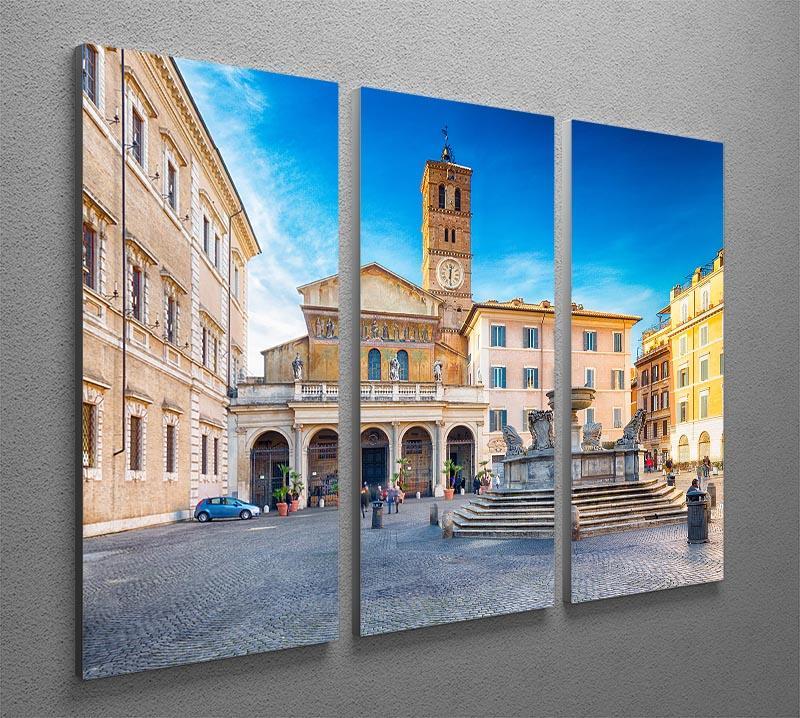 Basilica of Saint Mary in Rome 3 Split Panel Canvas Print - Canvas Art Rocks - 2