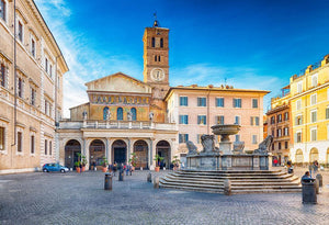 Basilica of Saint Mary in Rome Wall Mural Wallpaper - Canvas Art Rocks - 1