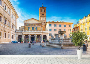 Basilica of Saint Mary in Rome Wall Mural Wallpaper - Canvas Art Rocks - 4
