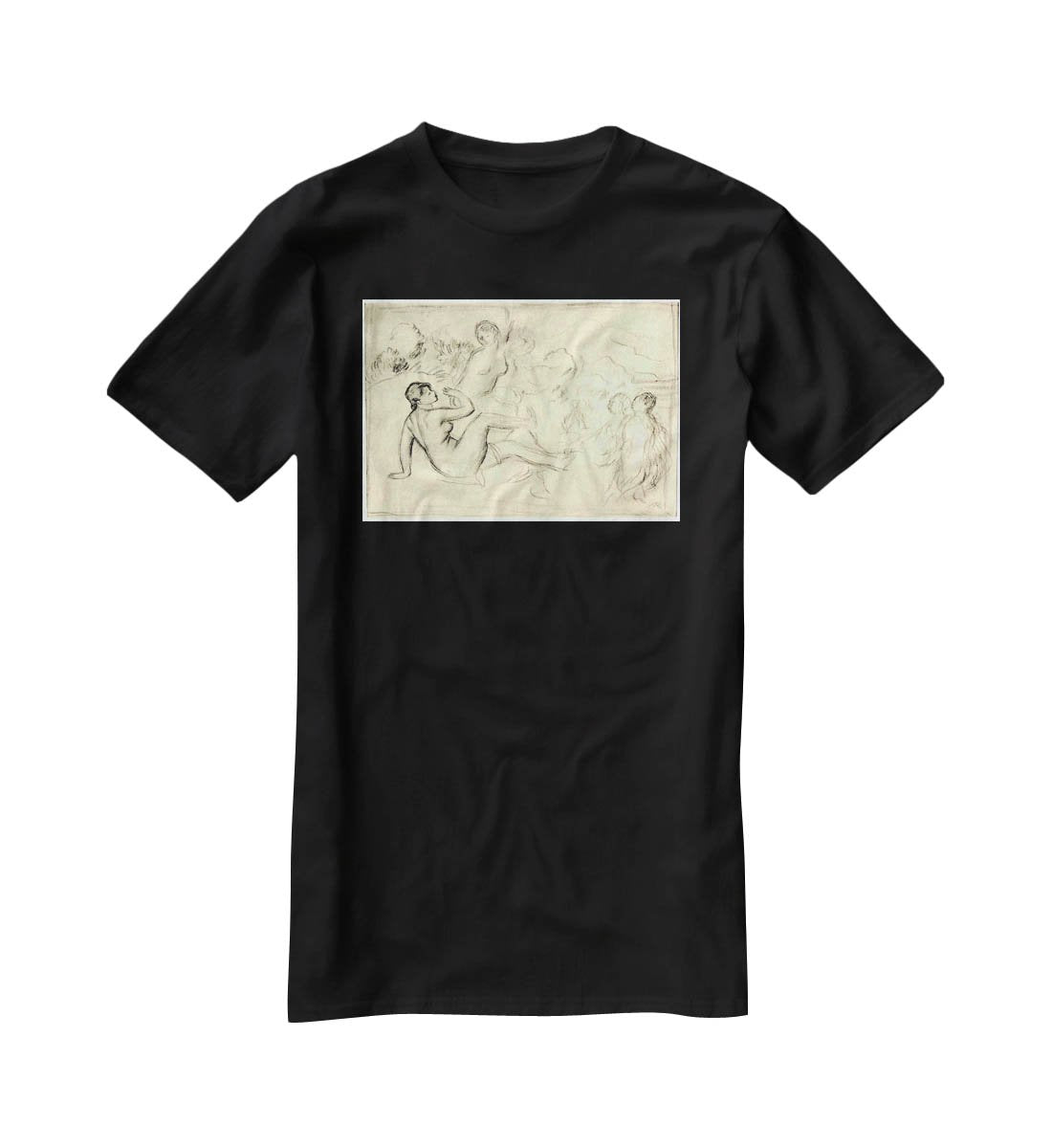Bather 2 by Renoir T-Shirt - Canvas Art Rocks - 1