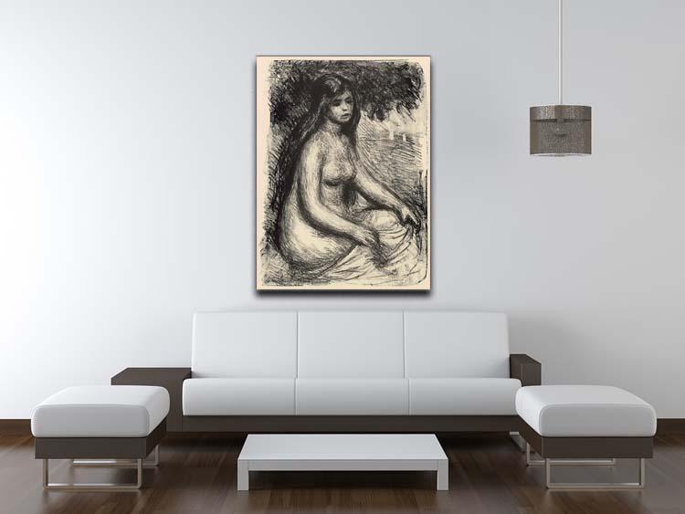 Bather 3 by Renoir Canvas Print or Poster - Canvas Art Rocks - 4