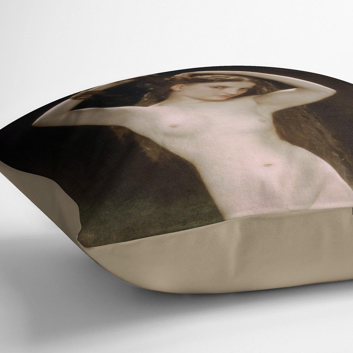 Bather By Bouguereau Throw Pillow